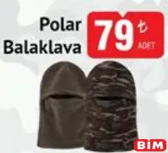 POLAR BALAKLAVA fiyat ve kampanya bilgisi